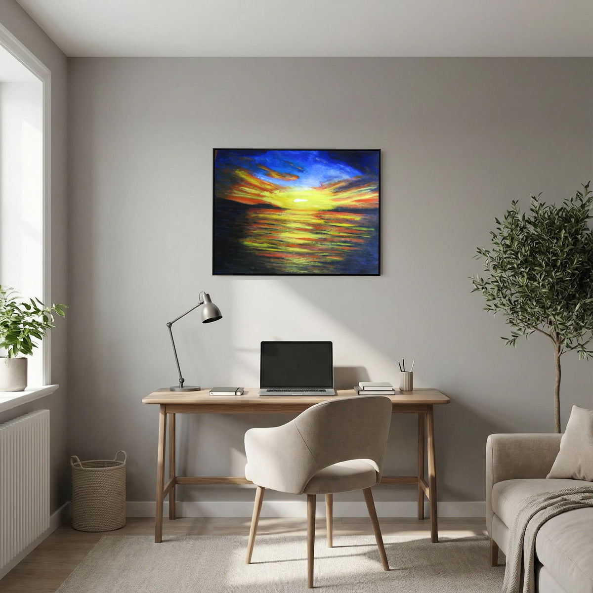 Into the light       canvas print