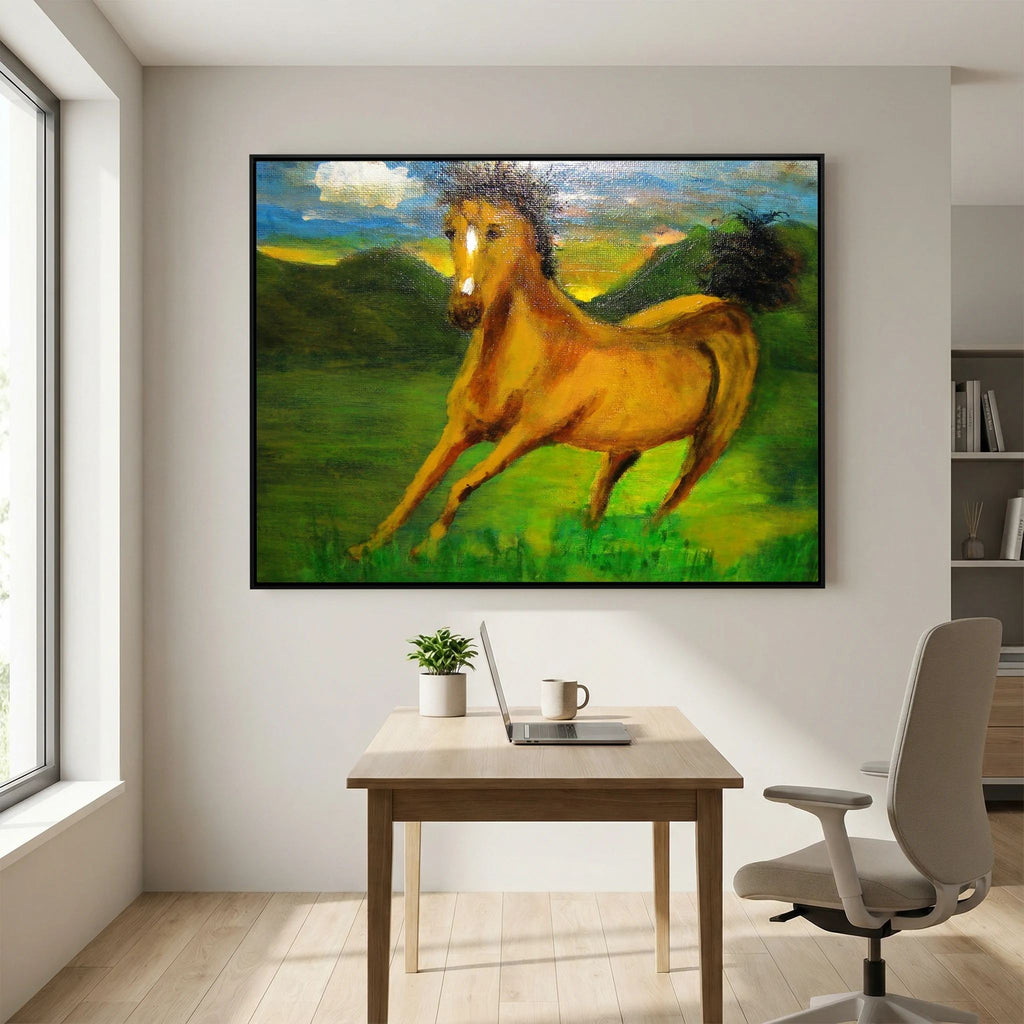 WILD H0RSE  CANVAS PRINT