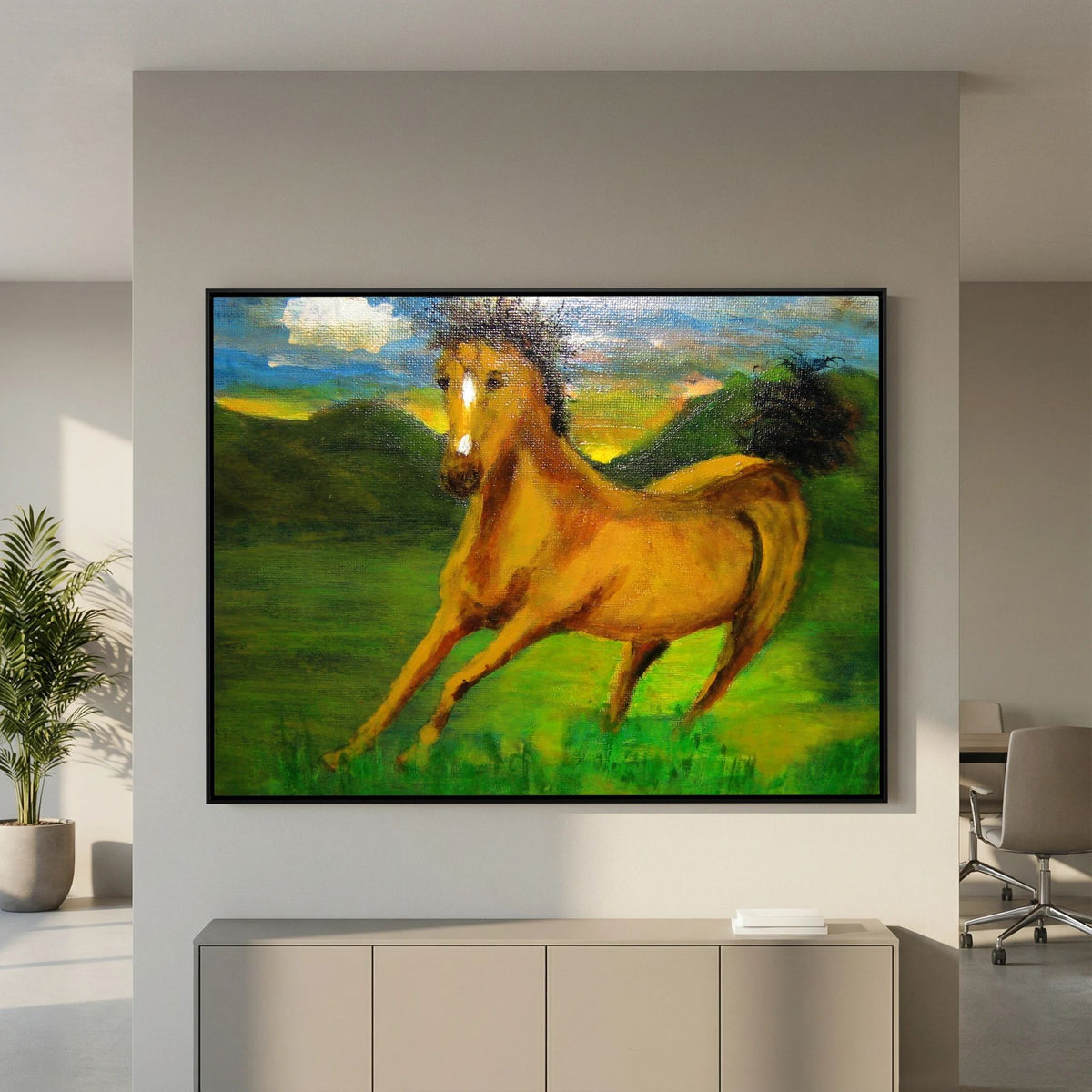WILD H0RSE  CANVAS PRINT