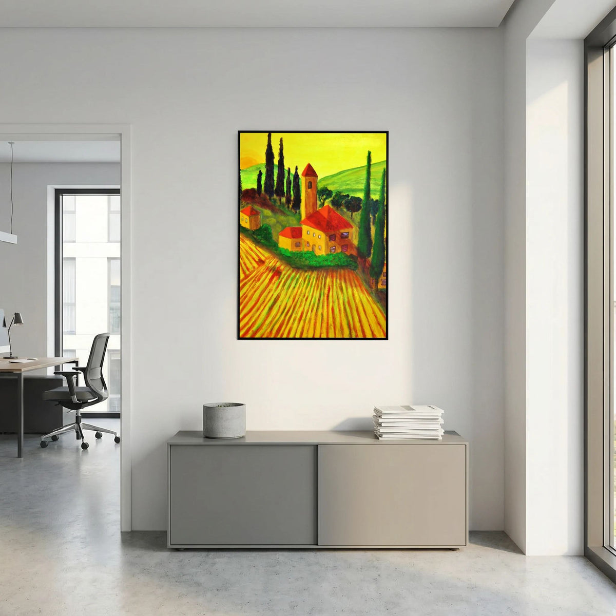 Yellow Morning   canvas print