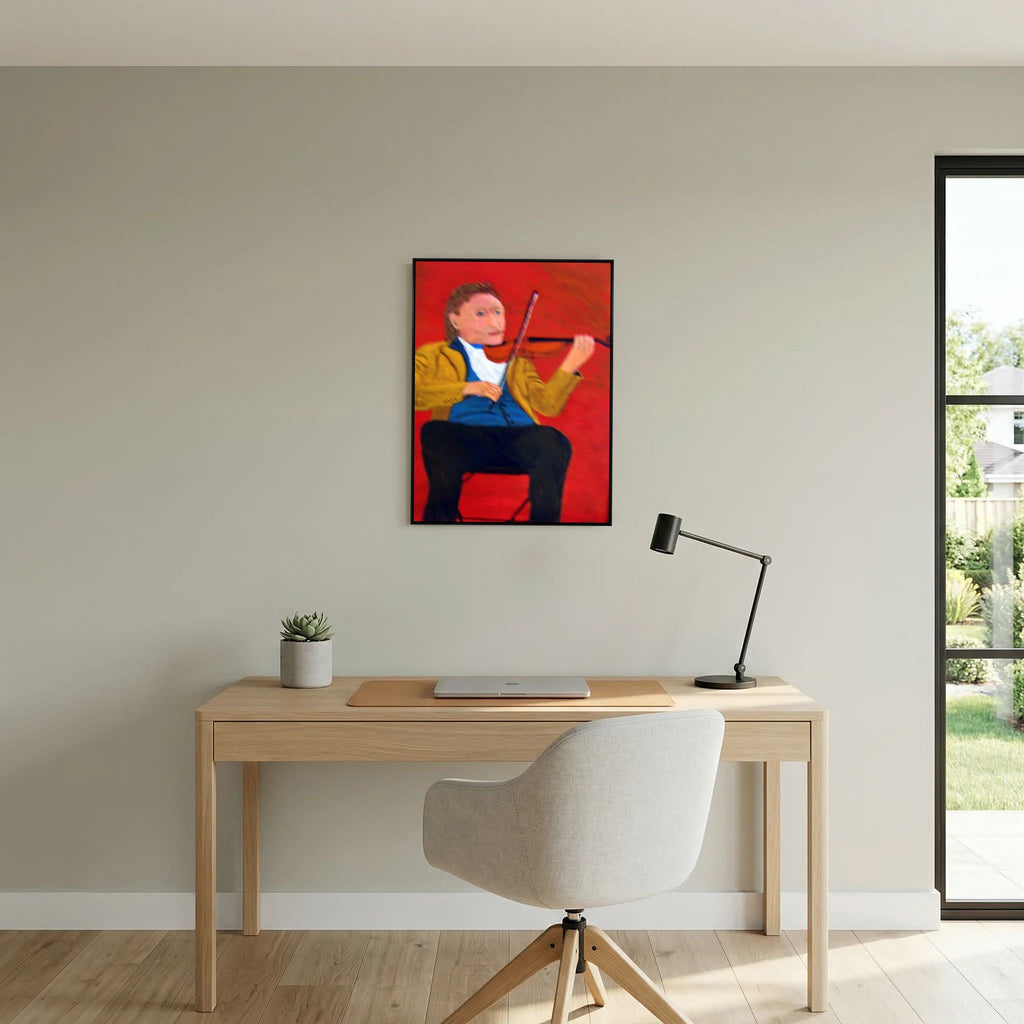 Fiddler  canvas print