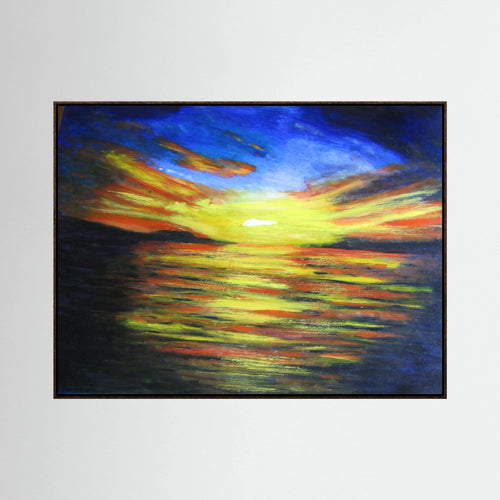 Into the light       canvas print