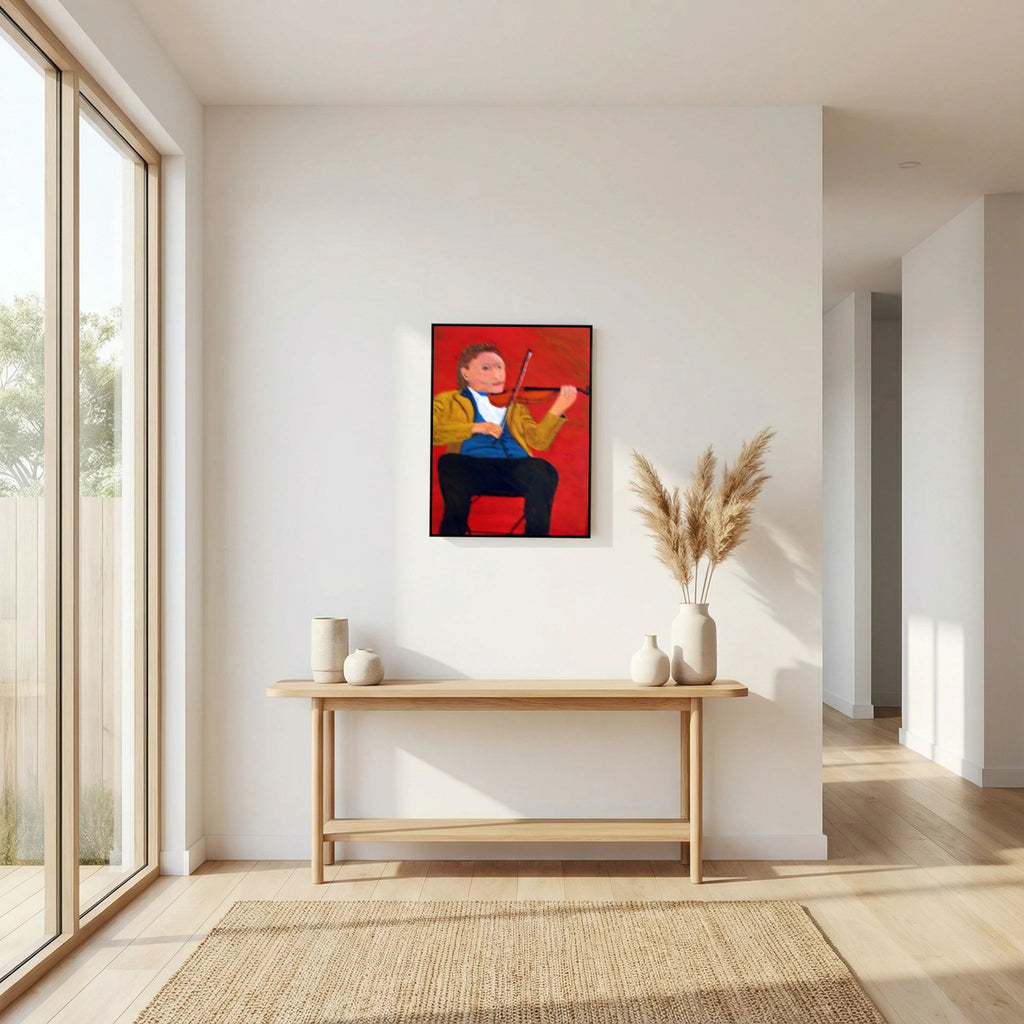Fiddler  canvas print