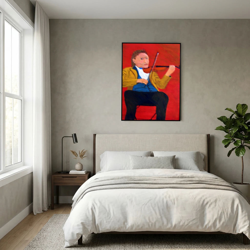 Fiddler  canvas print