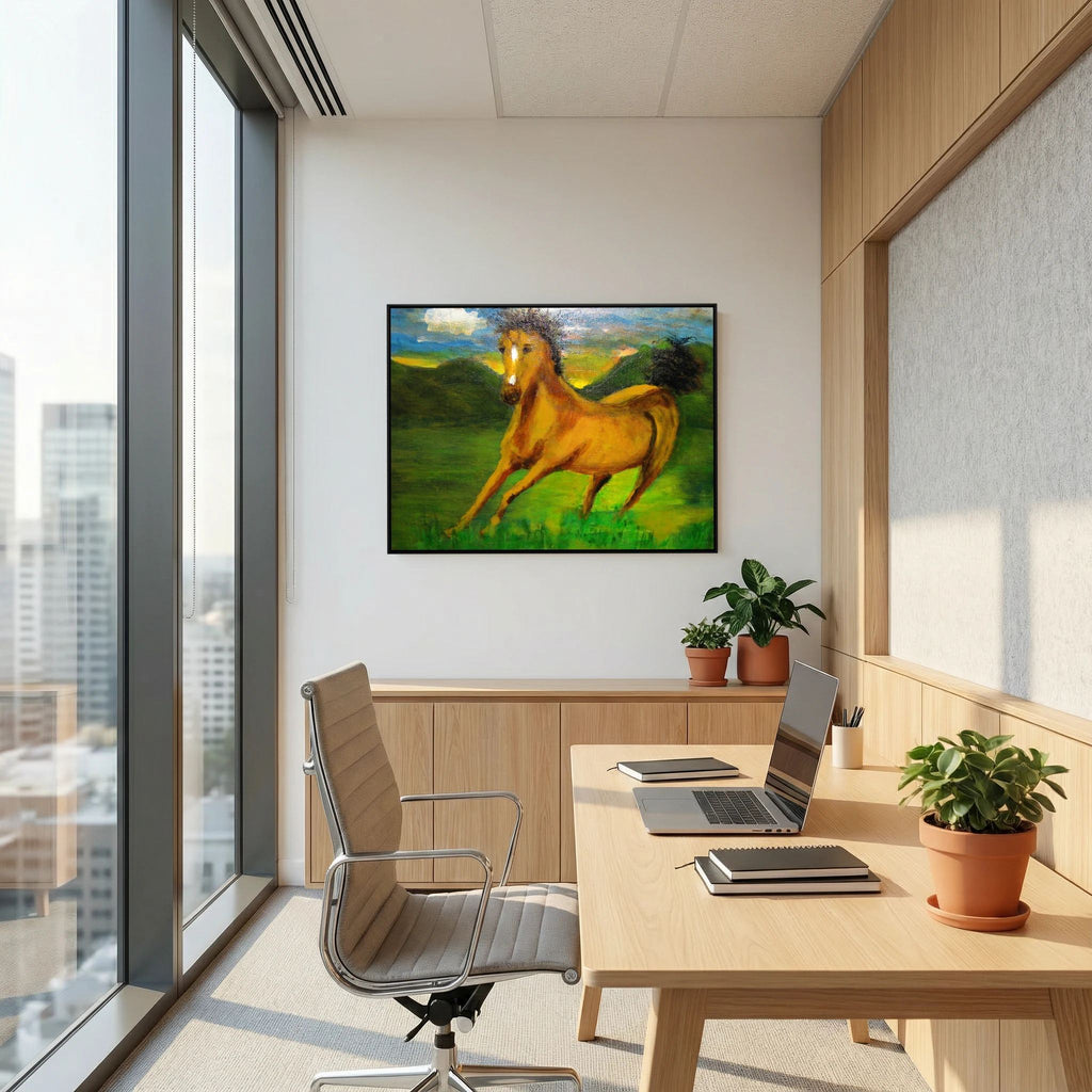 WILD H0RSE  CANVAS PRINT
