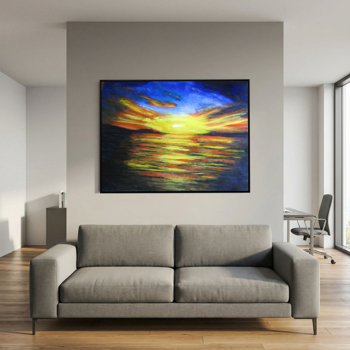 Into the light       canvas print