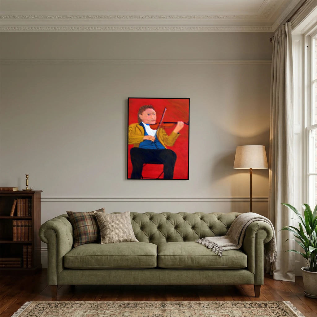 Fiddler  canvas print