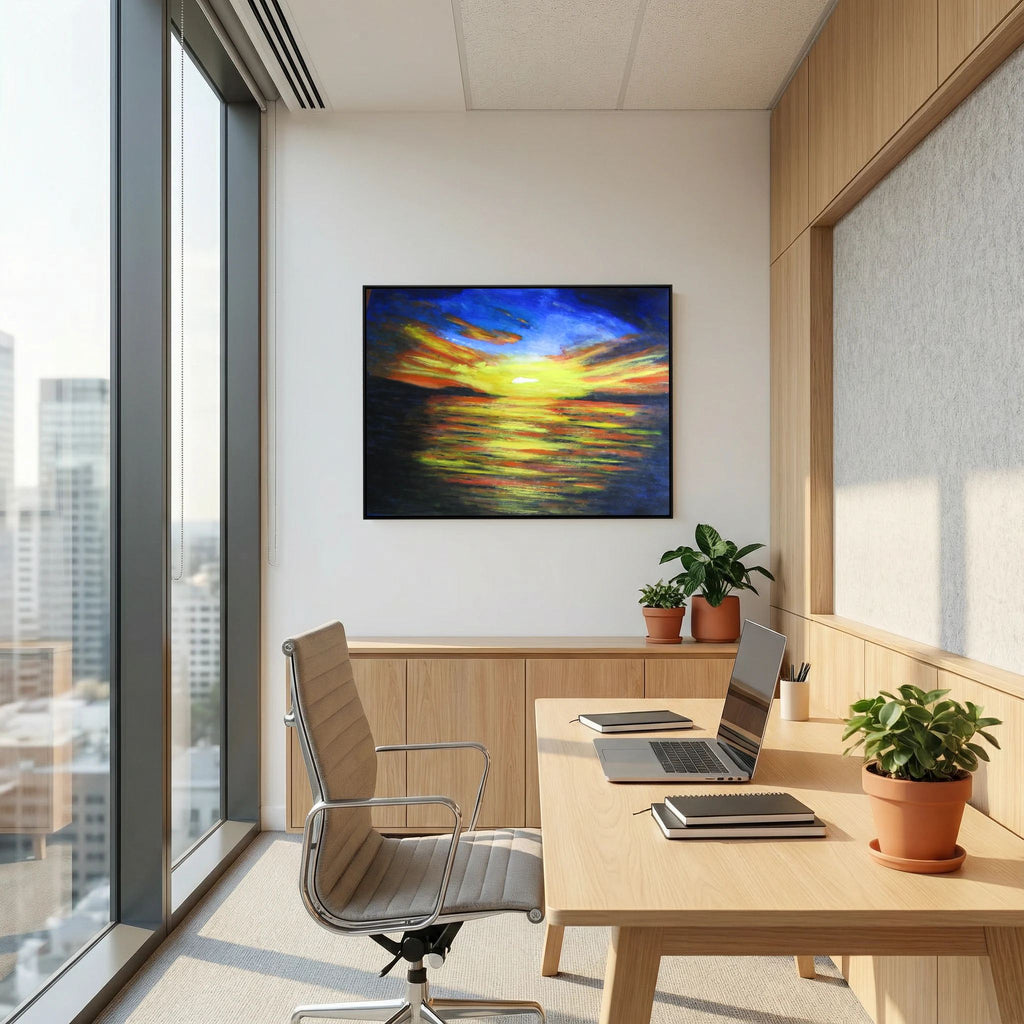 Into the light       canvas print