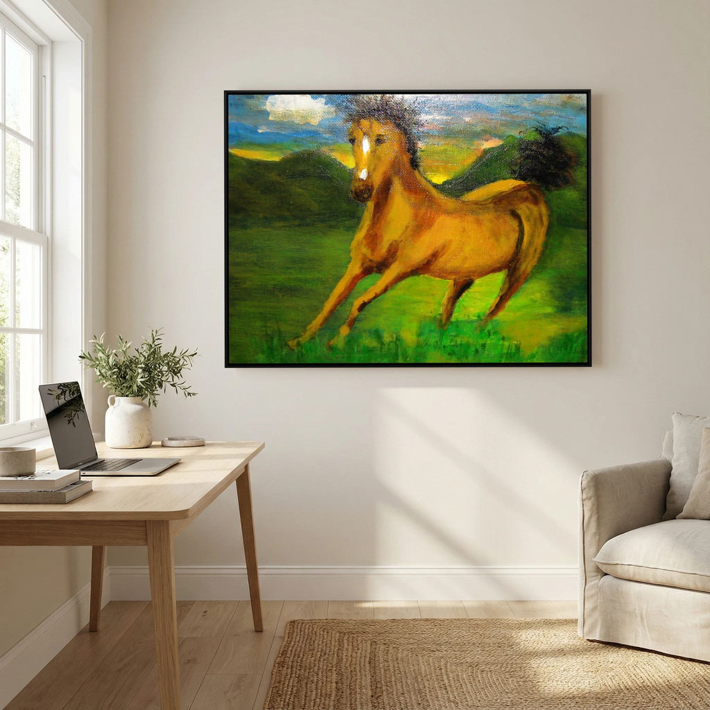 WILD H0RSE  CANVAS PRINT