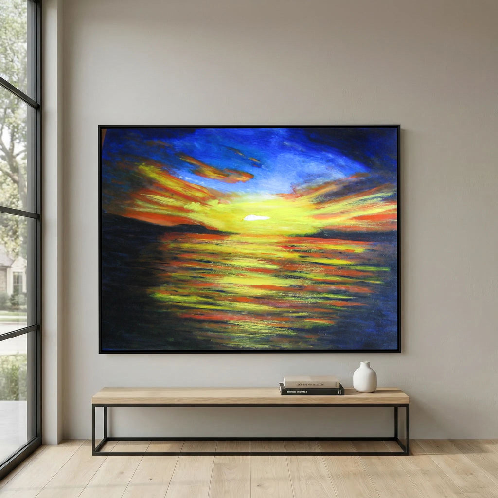 Into the light       canvas print