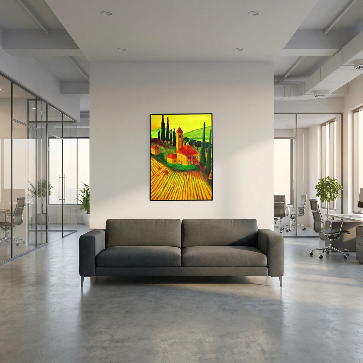 Yellow Morning   canvas print