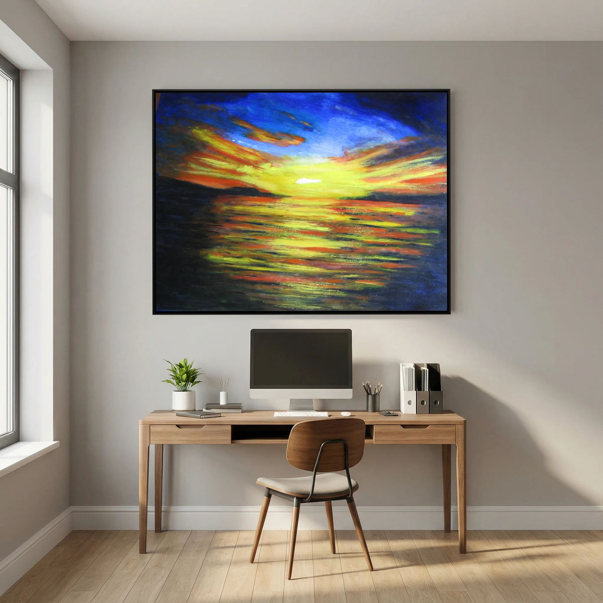 Into the light       canvas print