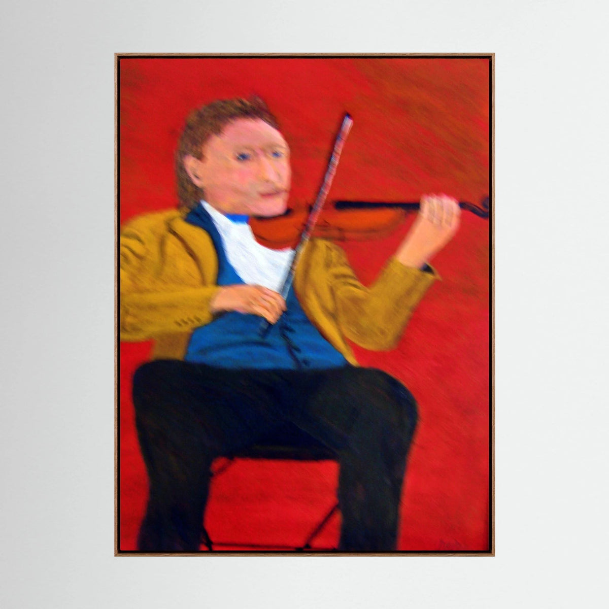 Fiddler  canvas print