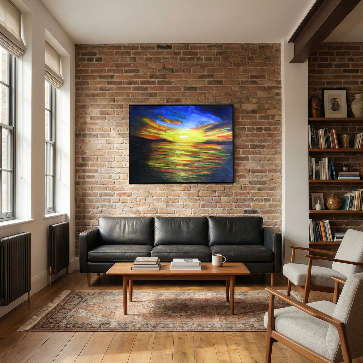 Into the light       canvas print