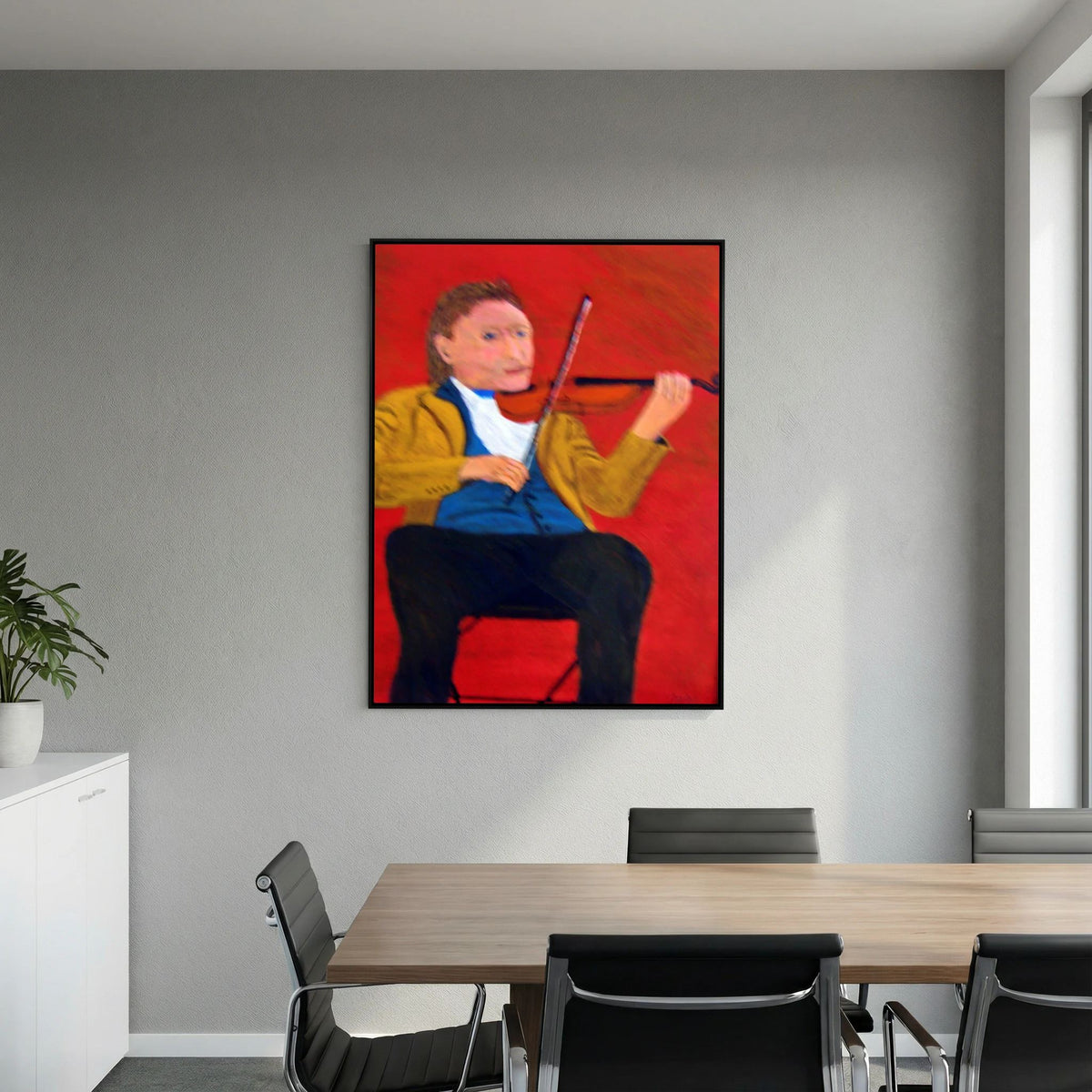 Fiddler  canvas print
