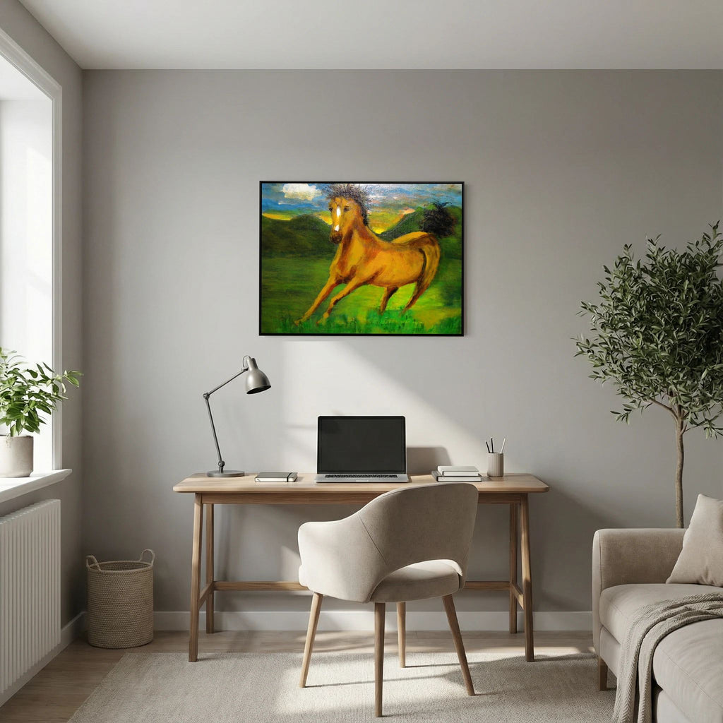 WILD H0RSE  CANVAS PRINT