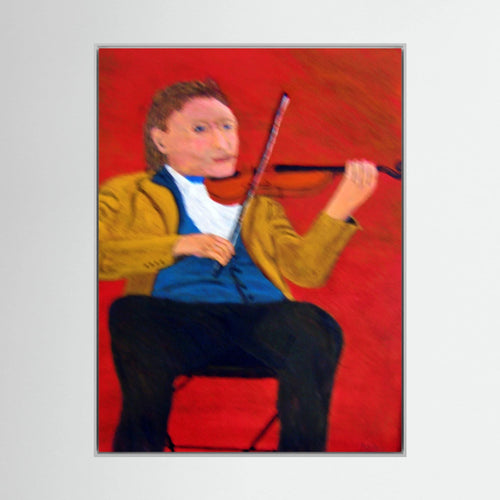 Fiddler  canvas print